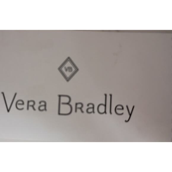 VERA BRADLEY RFID Black Zip Around Small Wallet with Bag Charms - NEW - Picture 4 of 5